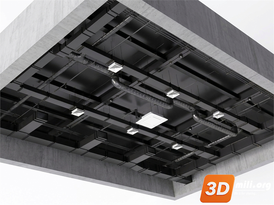 Ceiling Decoration Skp Files